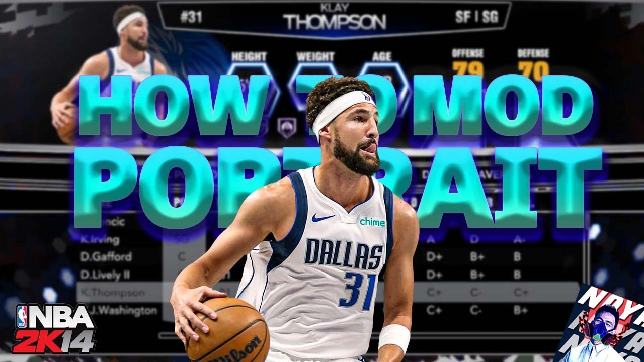HOW TO MOD PORTRAIT IN NBA2K14