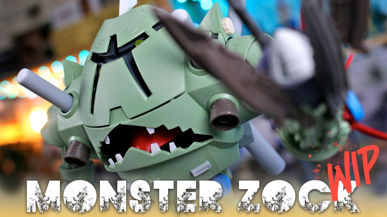 MONSTER ZOCK &mdash; незавершенное производство Gunpla по индивидуальному заказу Хэллоуина