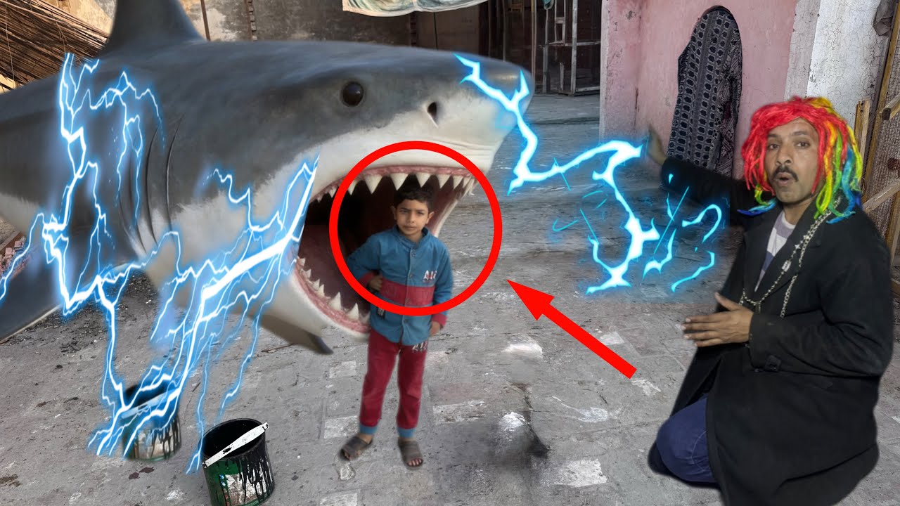 Electric ⚡️ Stick Say Shark Fish Ko Mar Diya😍Izhaan Ko Bacha Liya❤️@PetHouse786 