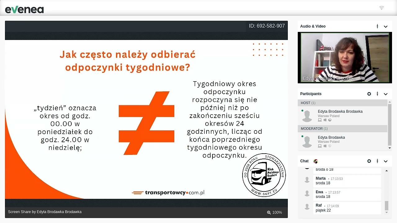 III otwarte szkolenie Czas pracy kierowc&oacute;w Transportowcy x SKPT