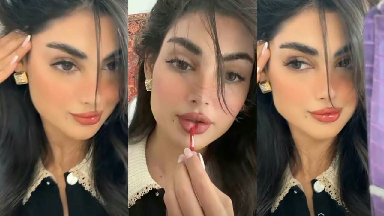 تتوريال مكياج خفيف بدون فاونديشن + طريقتي في وضع الحمرة / سناب زينب العلوان