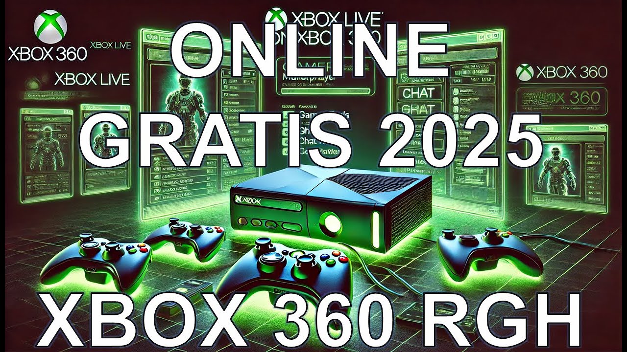 ✅XBOX LIVE GRATIS EN XBOX 360 RGH 2025