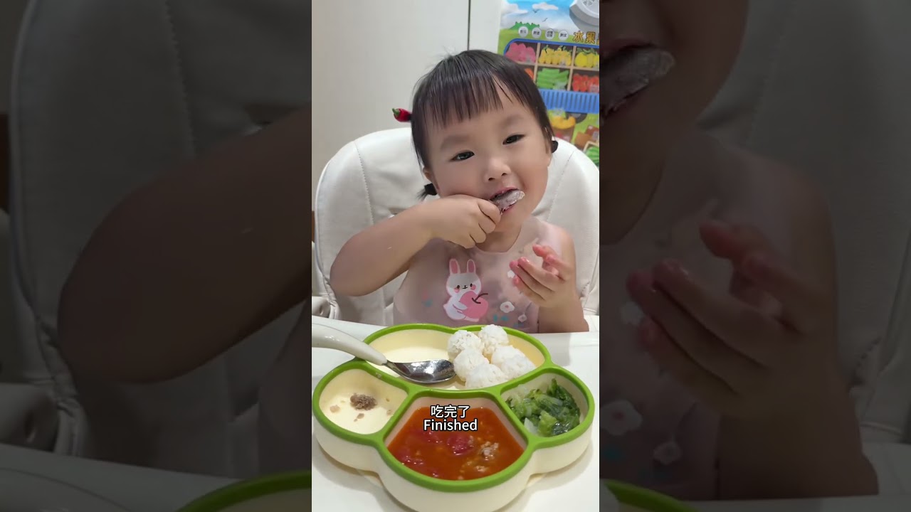 Baby's BIG Dinner! 🍽️ Self-Feeding Ribs & Veggies Like a Pro