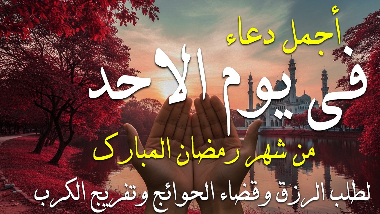 دعاء فى يوم الاحد المستجاب دعاء في يوم 19 من شهر رمضان للرزق والشفاء العاجل وقضاء الحوائج 🤲(4k)