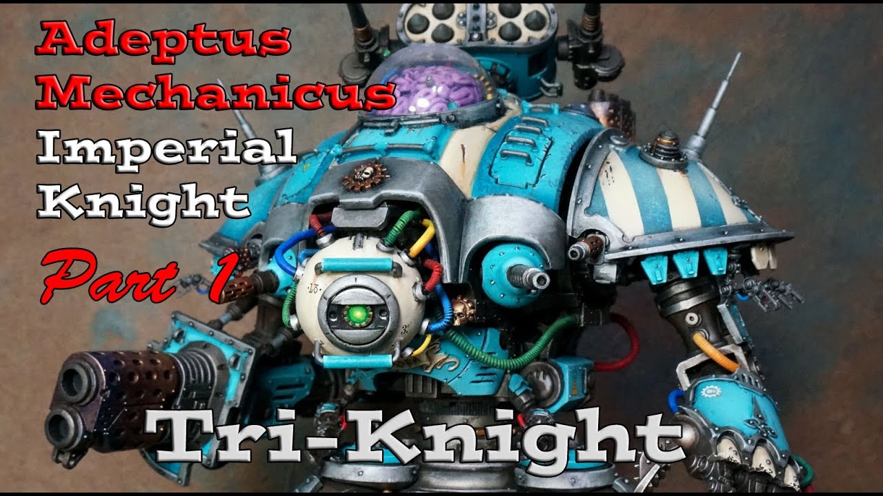 Building Imperial Knight Adeptus Mechanicus Tri-Knight [Complete Build Part 1]