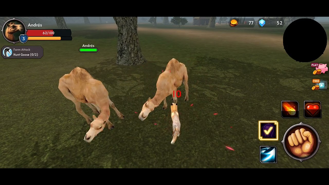 Videojuego de c camello