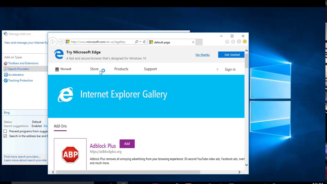 Internet Explorer Troubleshooting