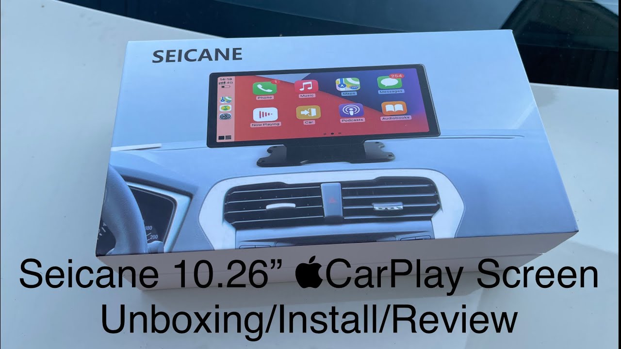 Seicane CarPlay/Google Android Auto Display Screen Unboxing, Overview, Install and Review