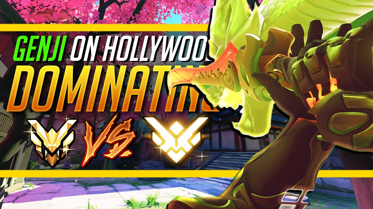 How To Hard Carry As Genji On Hollywood Defence - Genji Breakdown