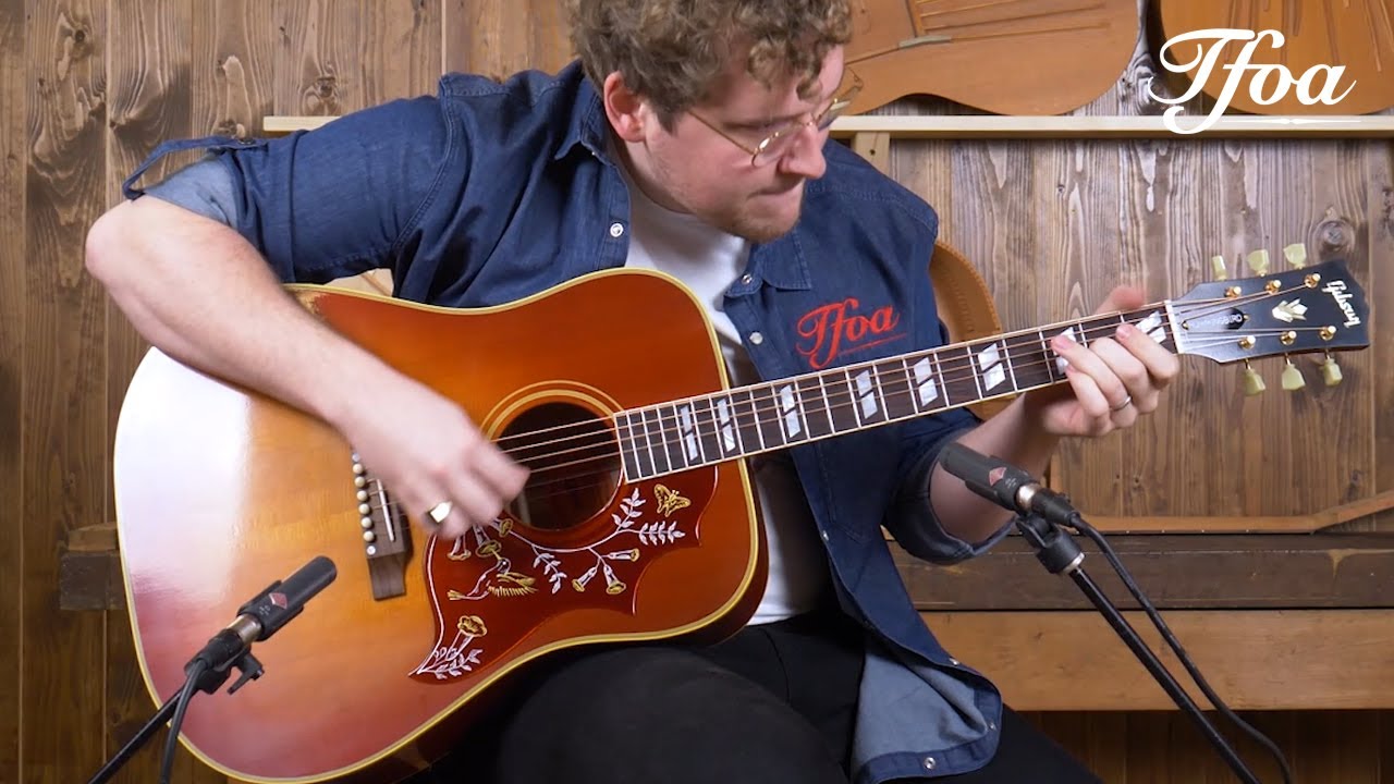 Gibson 1960 Hummingbird Heritage Cherry Sunburst played by Milo Groenhuijzen | Demo @ TFOA