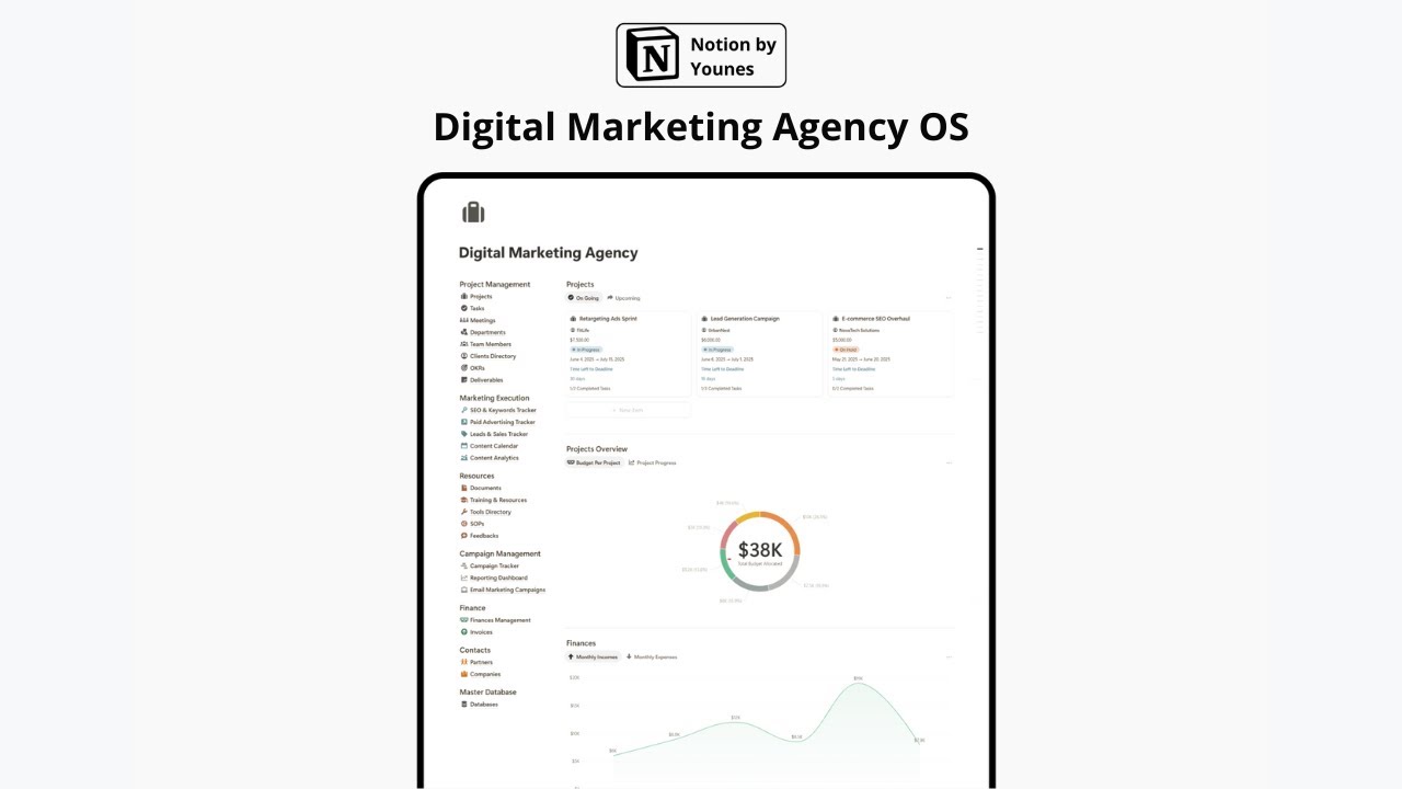 Digital Marketing Agency OS Walkthrough: Run Your Entire Agency in Notion