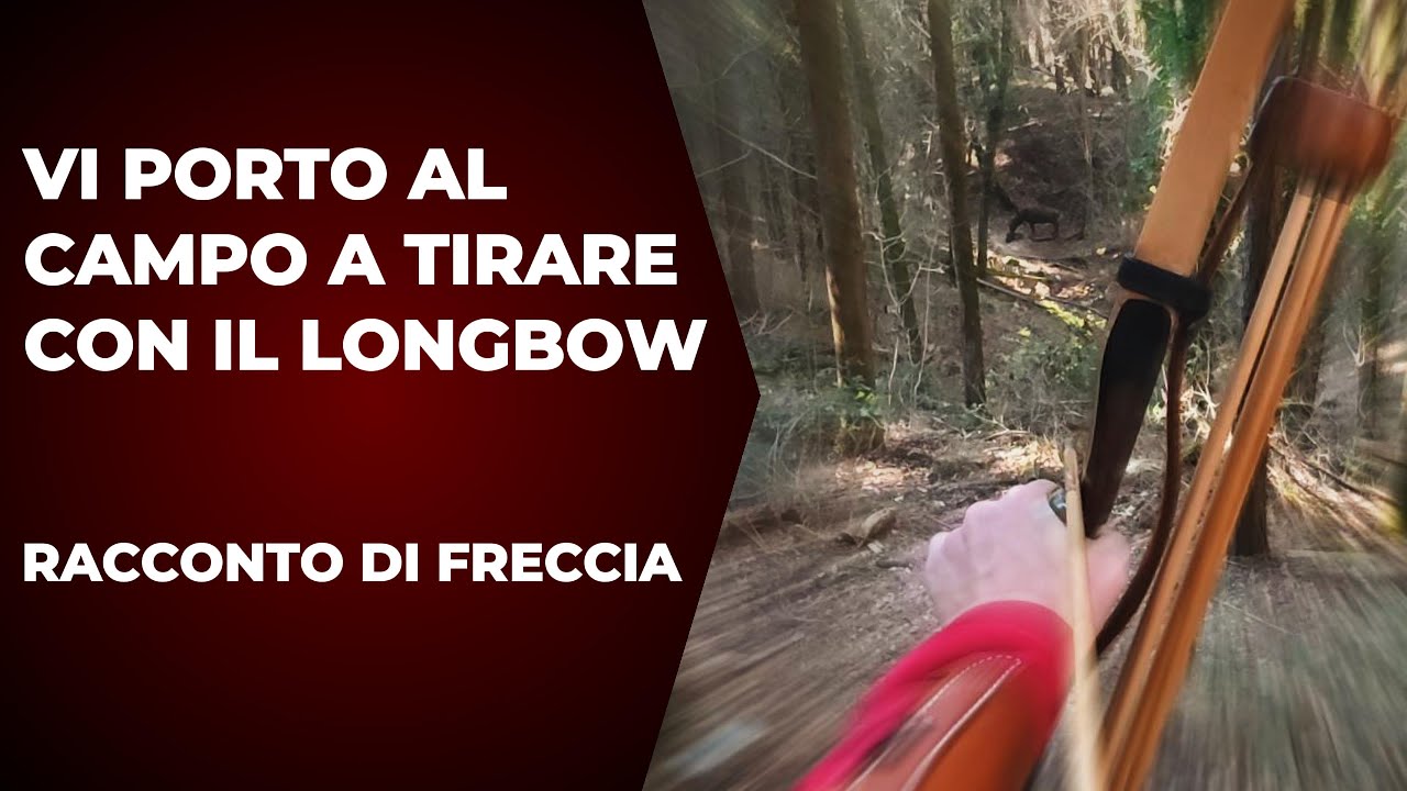Ma com'è  tirare con il longbow? Vi porto con me ad allenarvi al campo: 12 piazzole in POV.