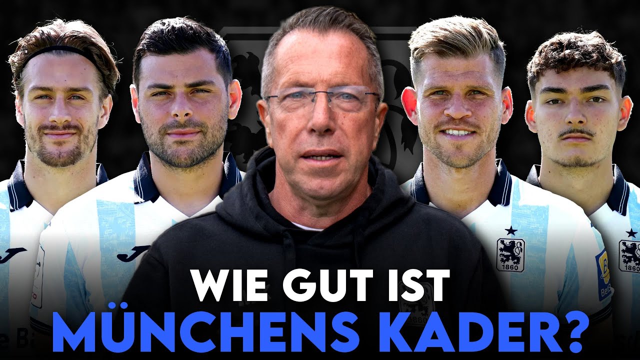 Kein Aufstieg trotz Top-Kader? So gut ist 1860 Münchens Mannschaft zusammengestellt! | Kadercheck