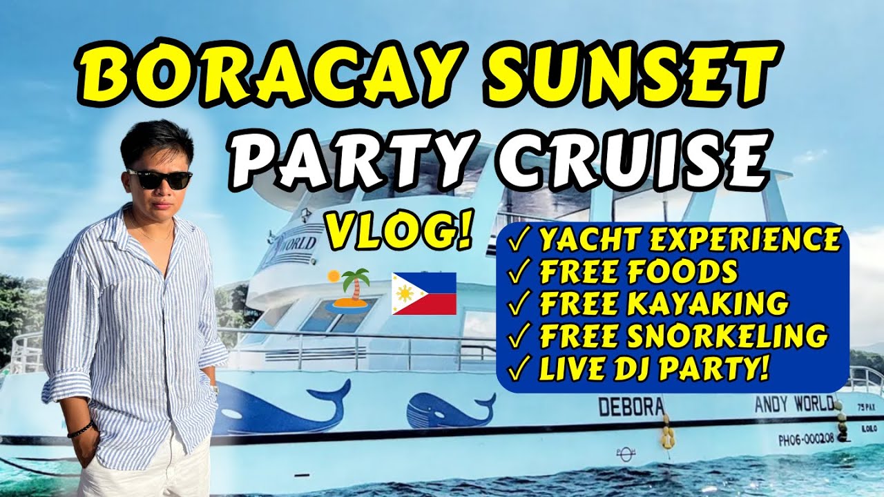 FIRST TIME MAG-PARTY CRUISE IN BORACAY! SULIT NGA BA? | Wander J