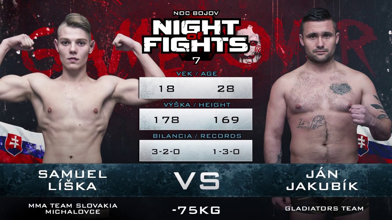 NOC BOJOV 7 - Samuel Líška vs Ján Jakubík