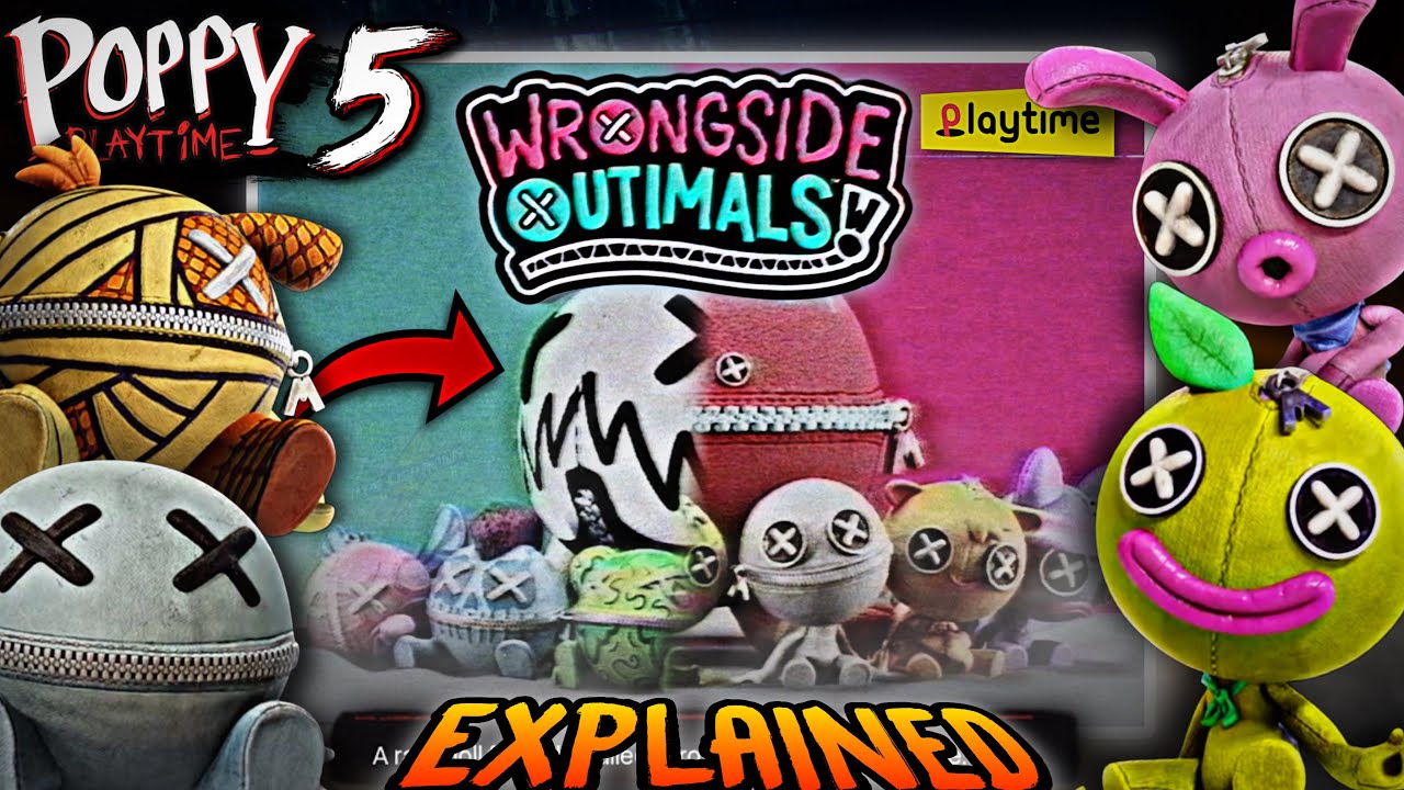NEW Playtime Co. “Wrongside Outimals” Toys Revealed & EXPLAINED! - [Poppy Playtime Chapter 5]