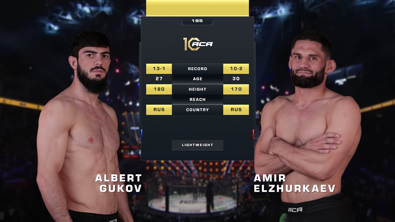 Альберт Гуков vs. Амир Эльжуркаев | Albert Gukov vs. Amir Elzhurkaev | ACA 195