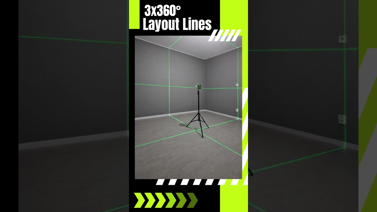 3D GREEN LASER LEVEL - ONLY 109.99$  #shorts #laser #lasgoo #laserlevel