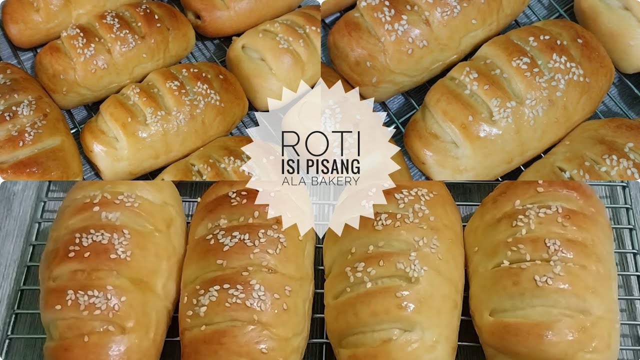 Roti pisang ala bakery, lembut berhari-hari hanya 1 telur. Review:  olesan telur atau susu cair?