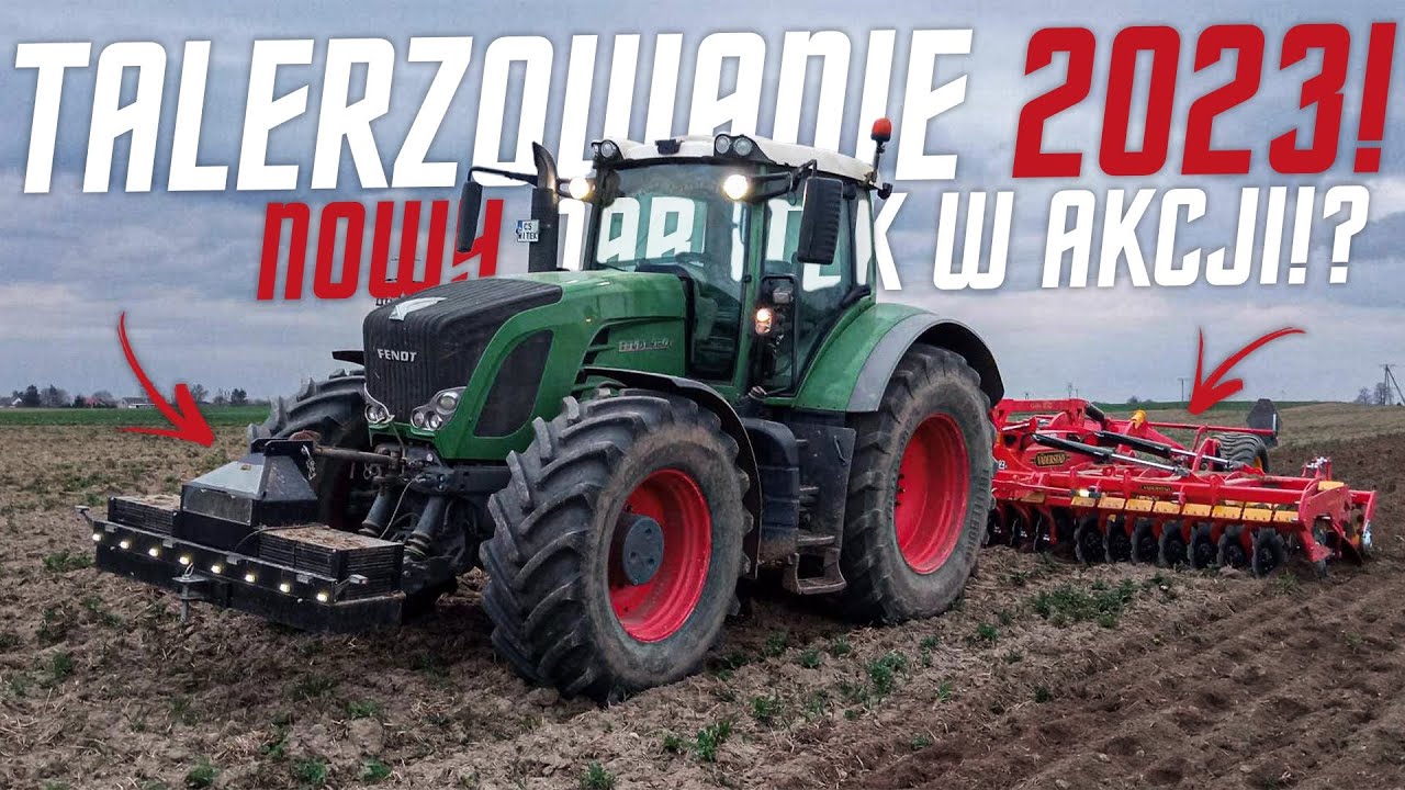 🔥Nowy nabytek w akcji!?🔥Talerzowanie 2023 w GR WITKOWSKI 🔥Fendt 930 w akcji!?🔥