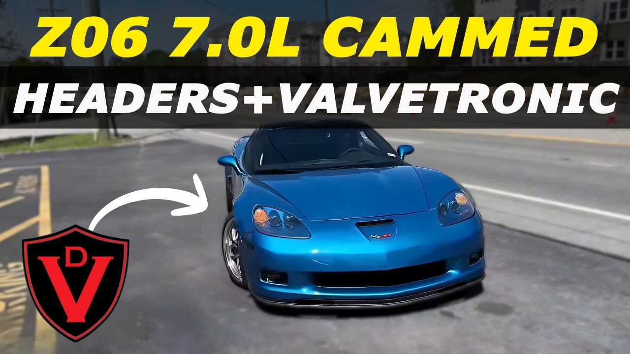CAMMED Chevy Corvette Z06 7.0L V8 Exhaust Sound w/ Headers & Valvtronic Designs!