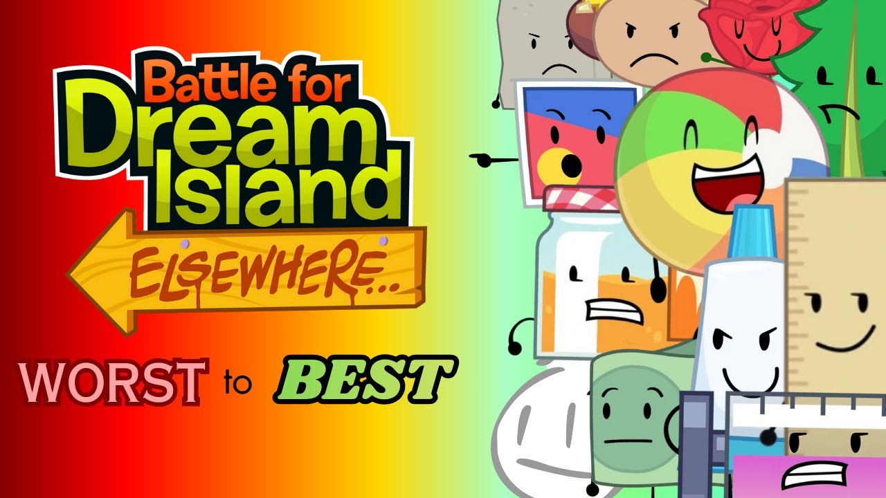 BFDIE Characters - WORST to BEST