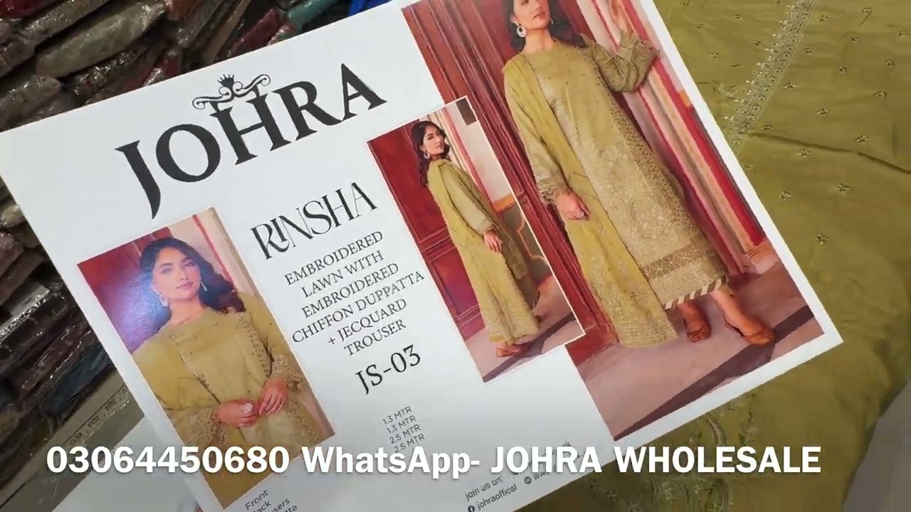 JOHRA RINSHA LAWN | @usmanbrandspvtLtd  | Liberty Market Lahore | 