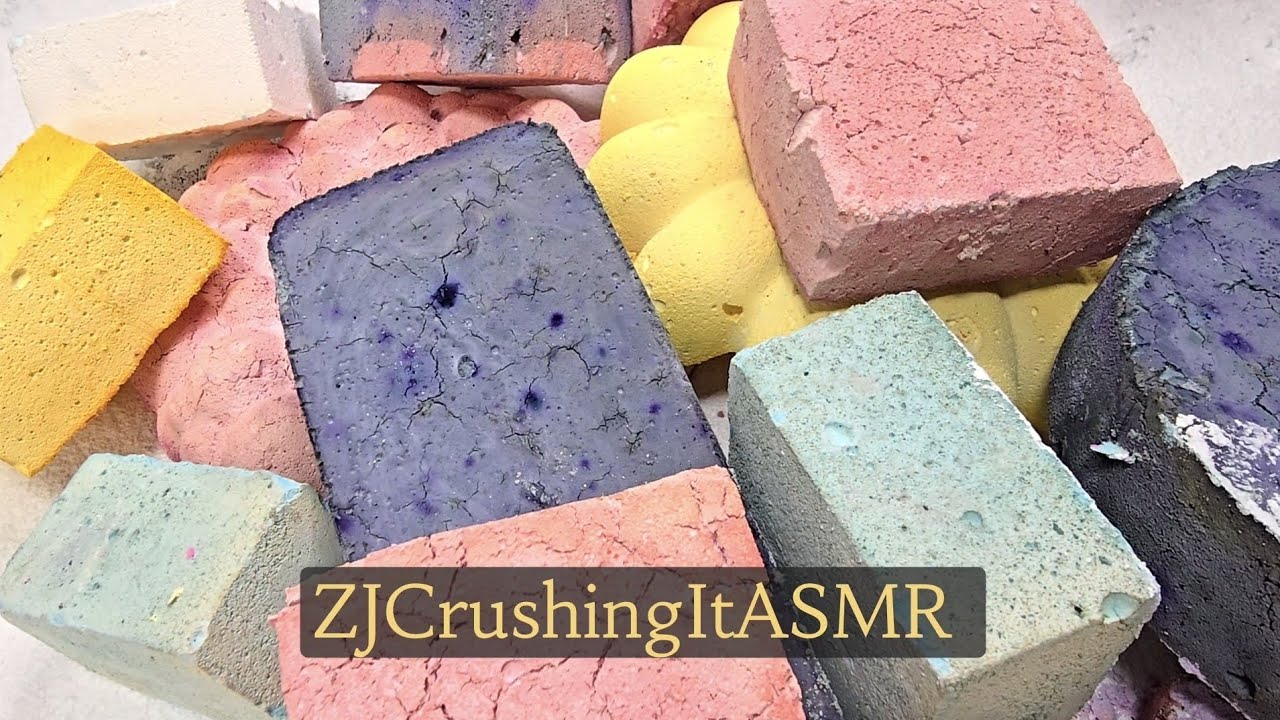 Texture Variety | Oddly Satisfying | Chalk | ASMR