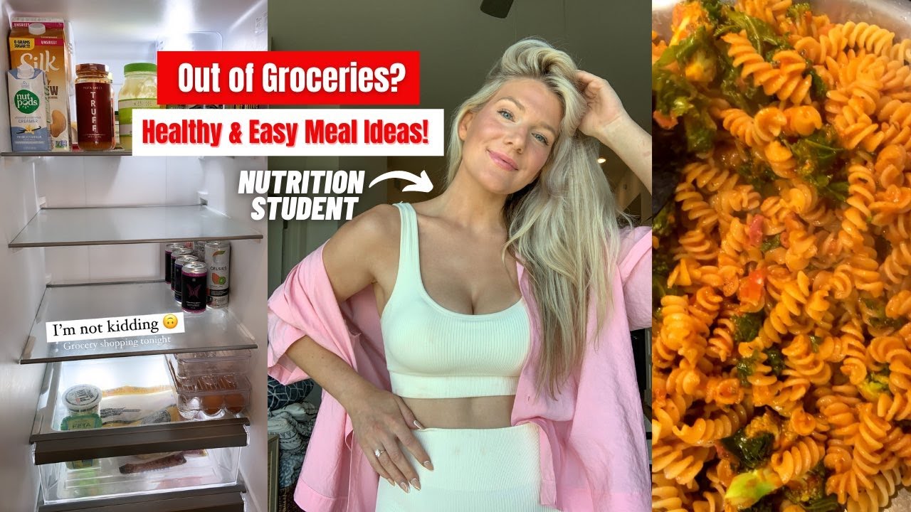 Meals to Make When You Run Out of Groceries! (Easy & Healthy)