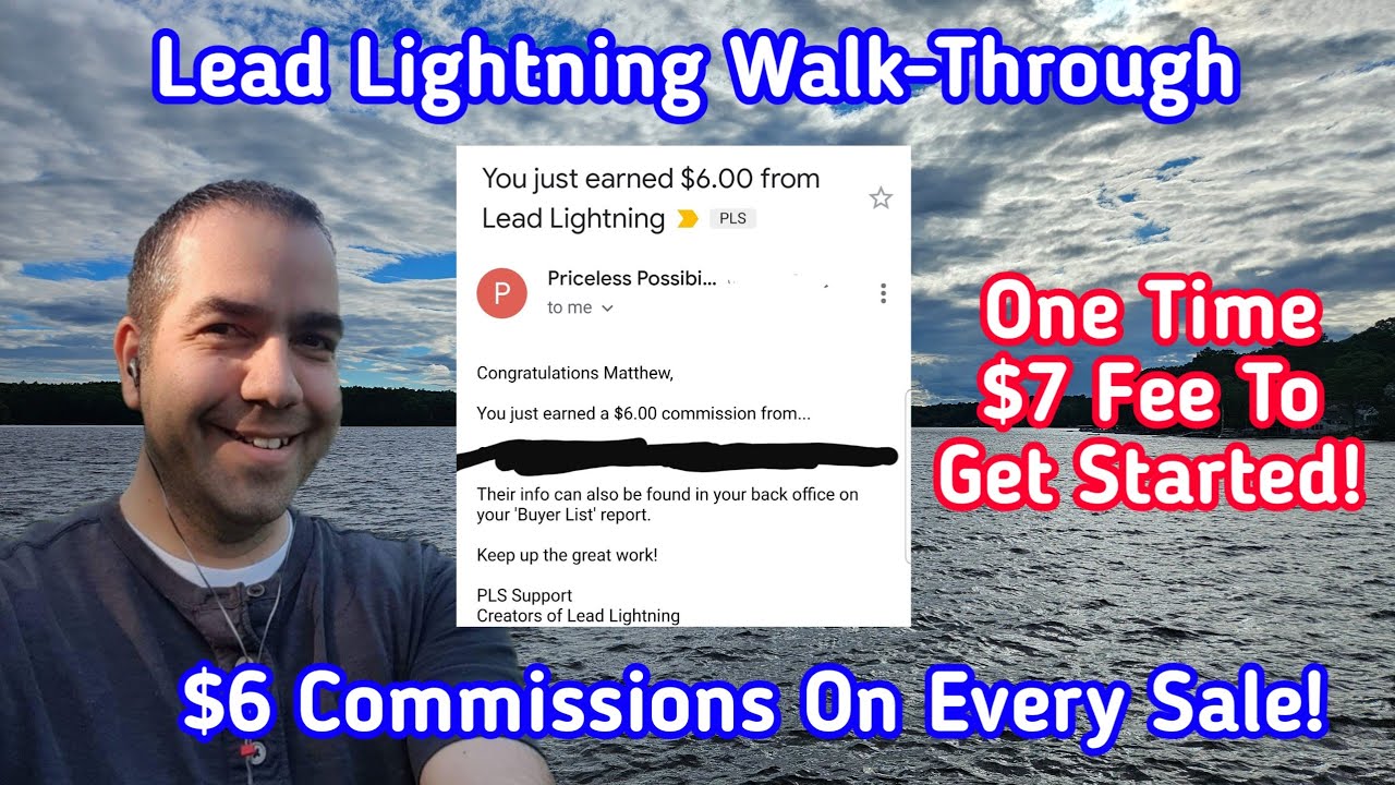 ✅️LEAD LIGHTNING REVIEW 2025 | $7 ONE TIME PAYMENT=ENDLESS $6 COMMISSIONS!