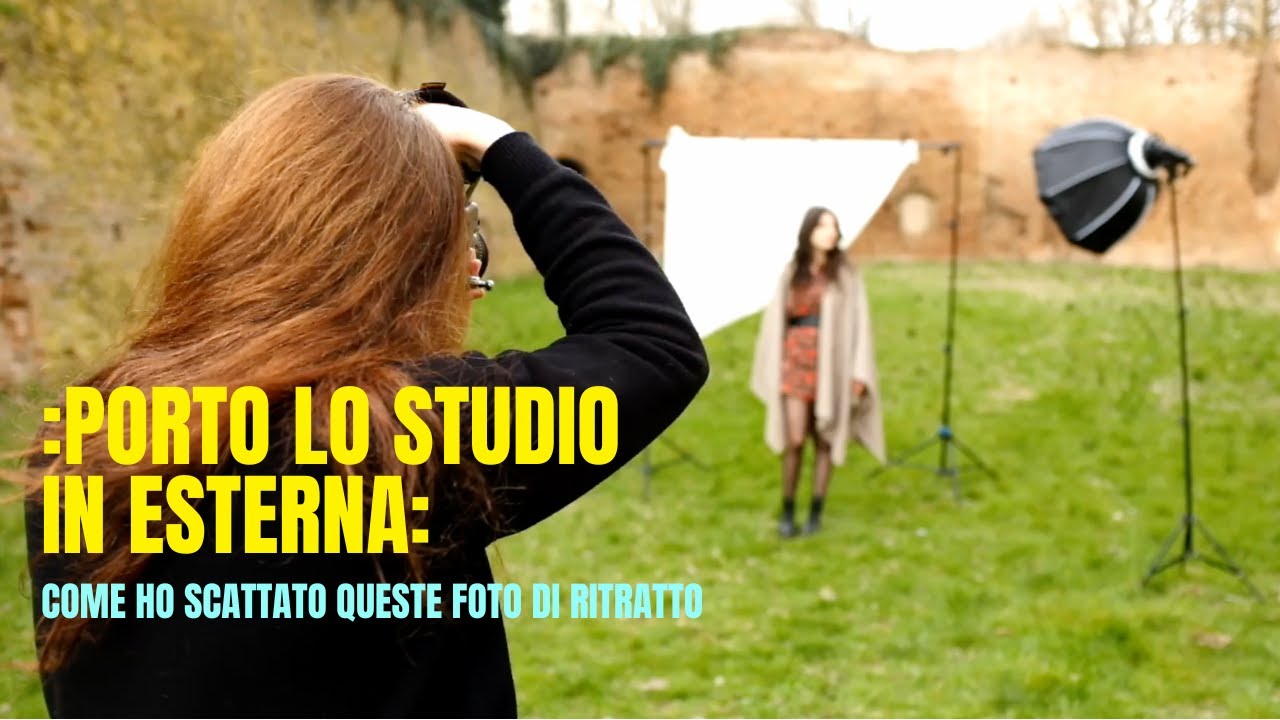Porto lo studio fotografico in esterna | Come ho realizzato queste foto | Federica Nardese