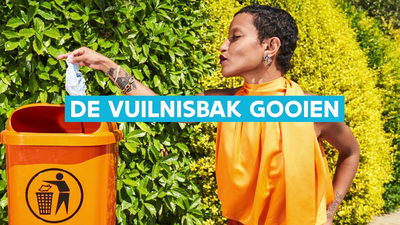 Afval in de vuilnisbak, da's pas in! #mooimakers #zomerlook2020