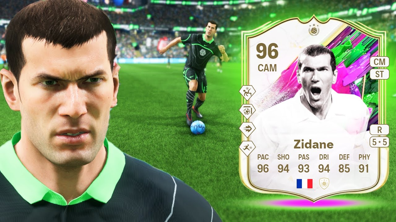 96 THEY CALL ME YAZ EVOLUTION ZIDANE PLAYER REVIEW | FC 25 ULTIMATE TEAM