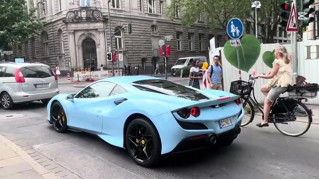 CARSPOTTING in Düsseldorf[296 GTB, GT3 MR,HURACAN Performante, And More]