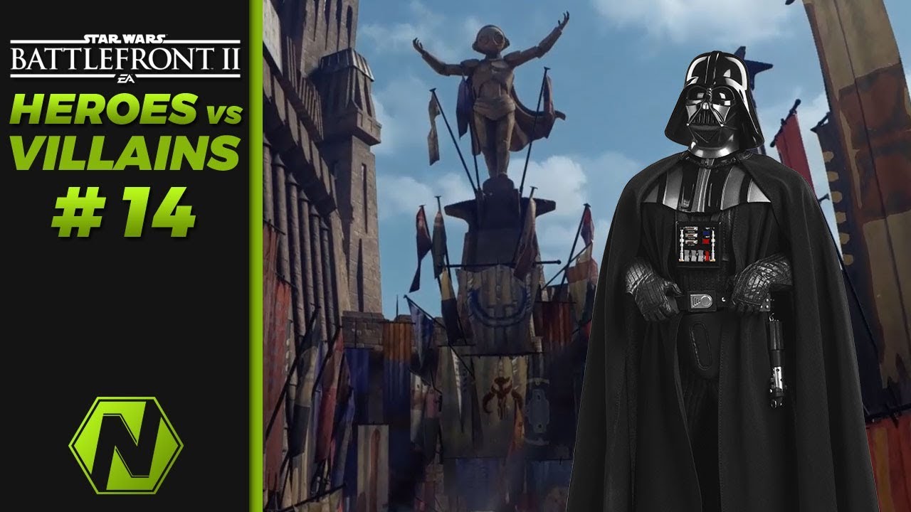 Star Wars Battlefront 2  Heroes vs Villains #14 Darth Vader 30 Kills on Takodana