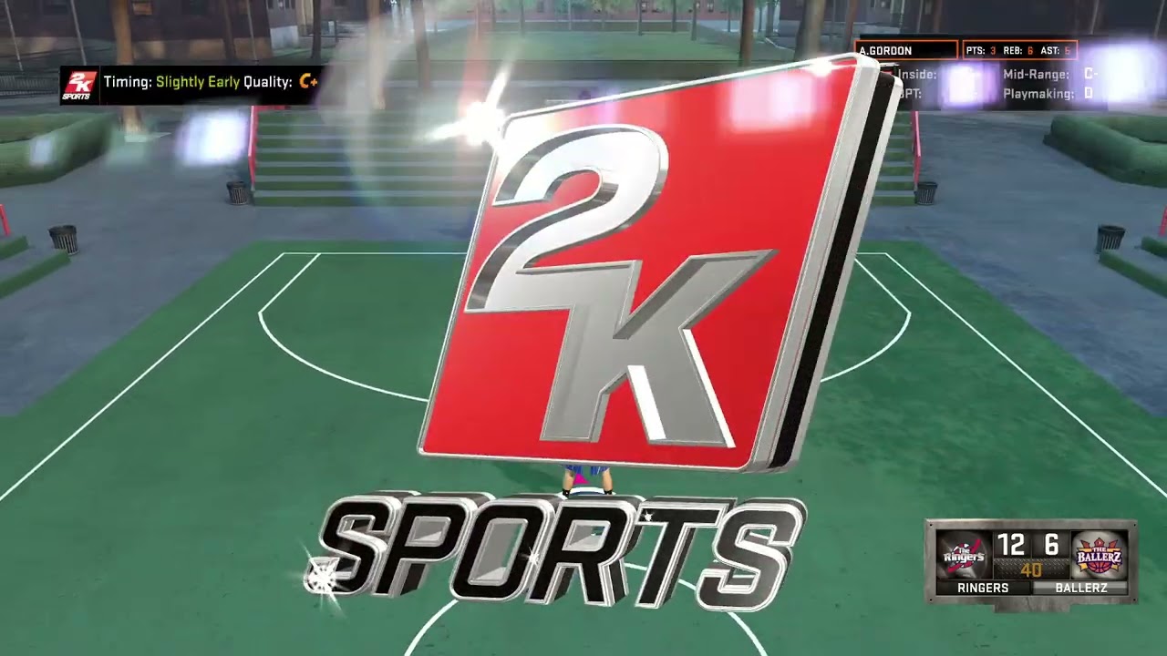 2k16 2v2 blacktop games (with 3 players)