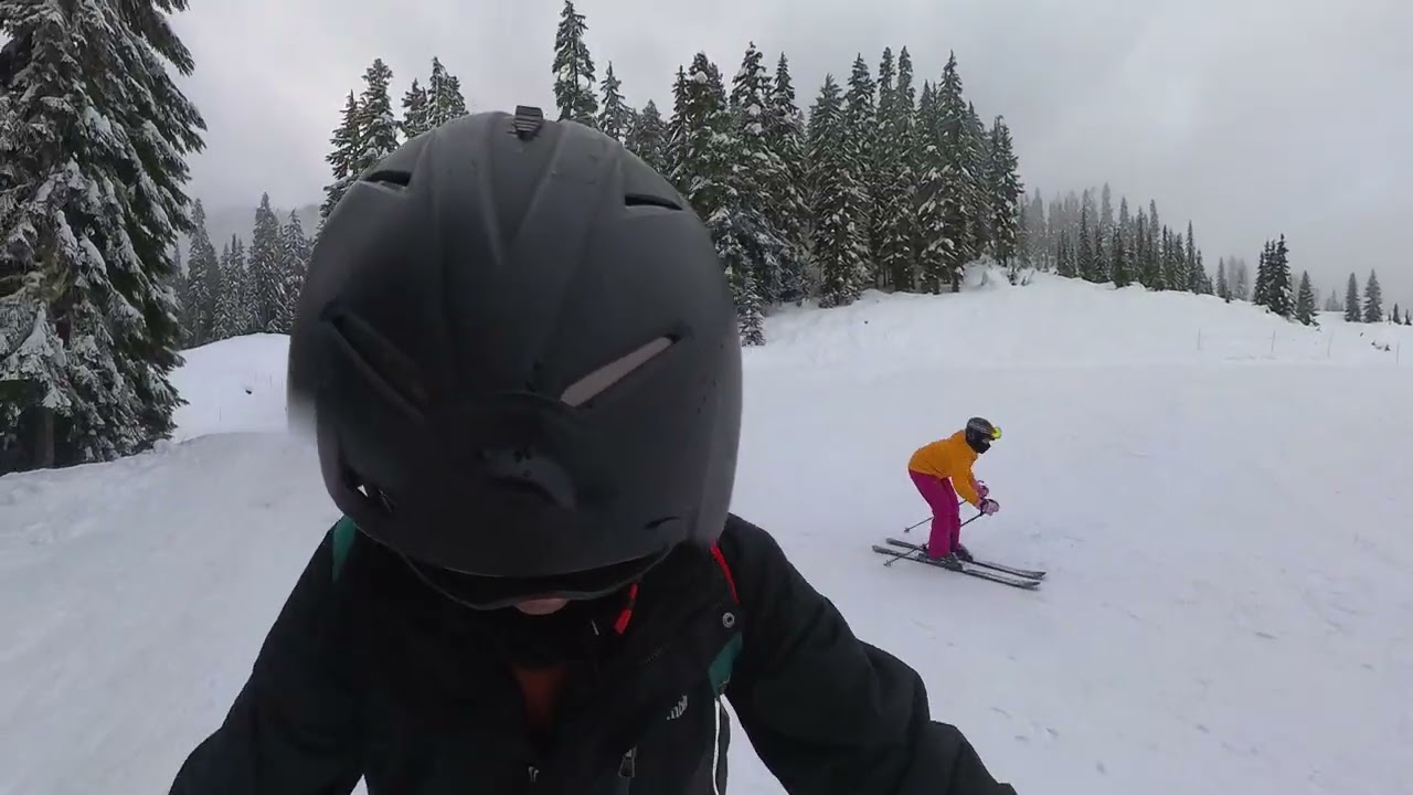 Jan 3 2026 - Surya n Dhruvin skiing Hogsback + Terrain park #skiing #stevenspass