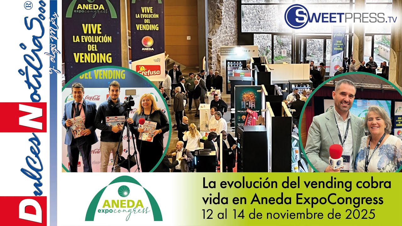 El snacking muestra su peso en vending en Aneda ExpoCongress 2025