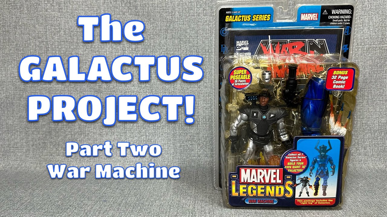2005 Marvel Toy Biz GALACTUS Build A Figure Opening! War Machine!