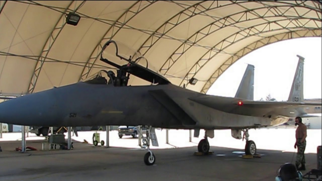 F-15 Engine Startup Runup Pre Flight 131FW 131BW 78-0521
