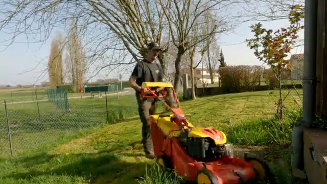 Tev espace vert: Entretien d'un jardin tondeuse wolf pbt , rotofil et souffleur stihl lawncare work