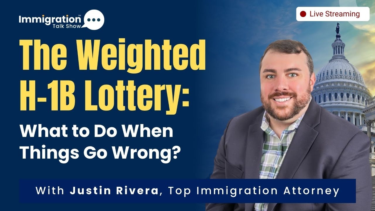 The Weighted H1B Lottery: What to do when things go wrong?