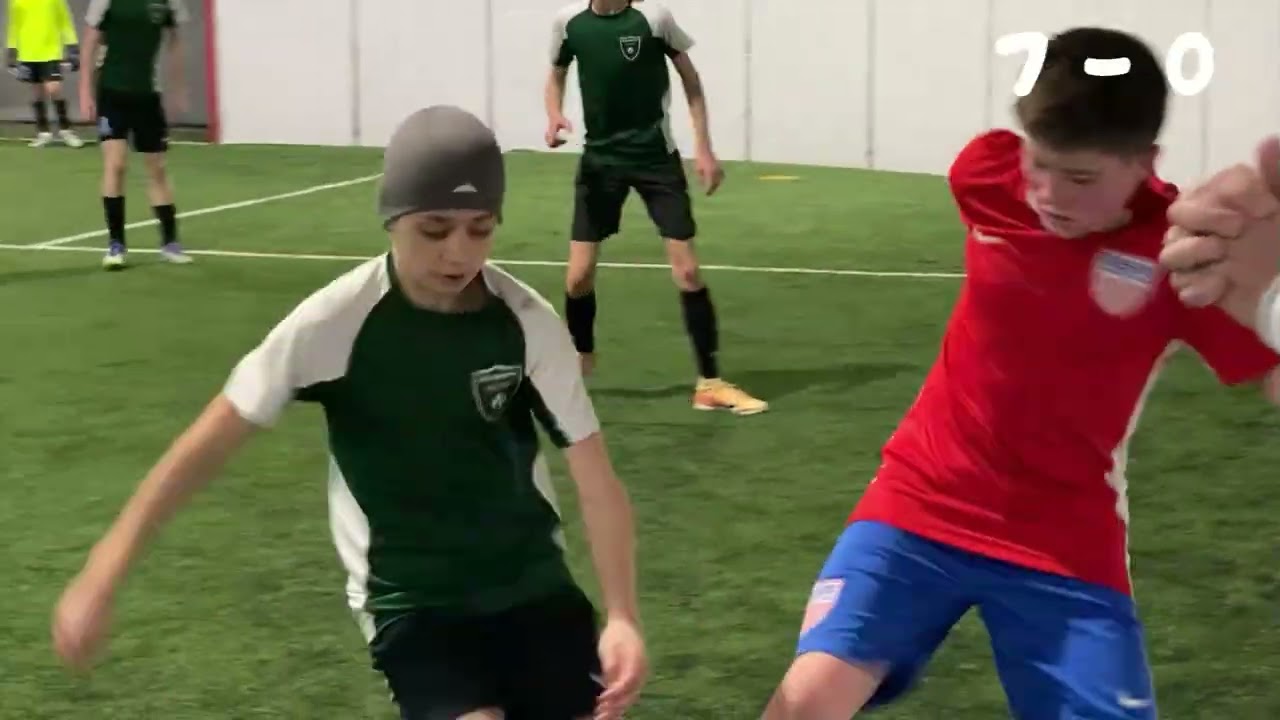 Indoor Soccer Game Highlights | Williamston Hornets Boys U14 Defeats Mason 2012 Boys Red in Game #6