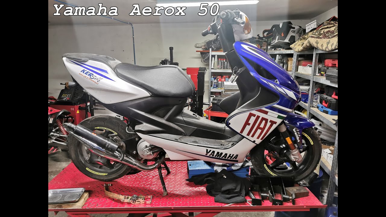 Yamaha Aerox 50, słabo odpala, lewe powietrze, uszczelniacze wału.