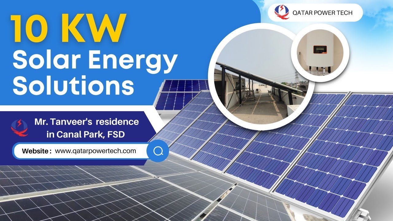 10KW On-Grid Solar System at Mr. Tanveer's Residence | Canal Park | Qatar Power Tech | 2025
