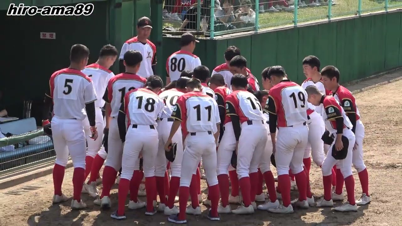 《中学硬式》【サイドノック】　ヤングＪＫＢ　【円陣】《第３２回ヤングリーグ選手権・広島支部予選》