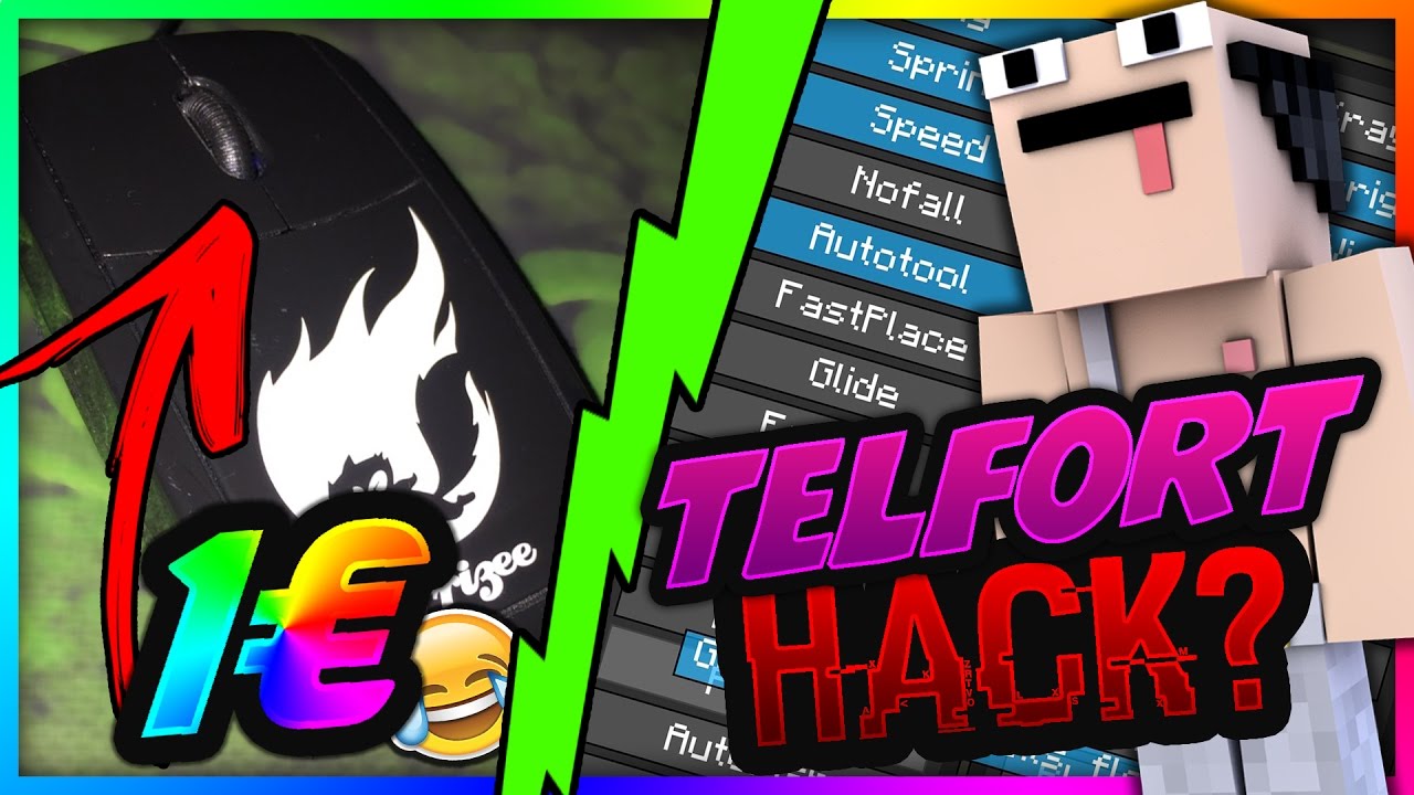 JOUER AVEC UNE SOURIS À 1€ ?! +TELFORT LE CHEATER ! XD