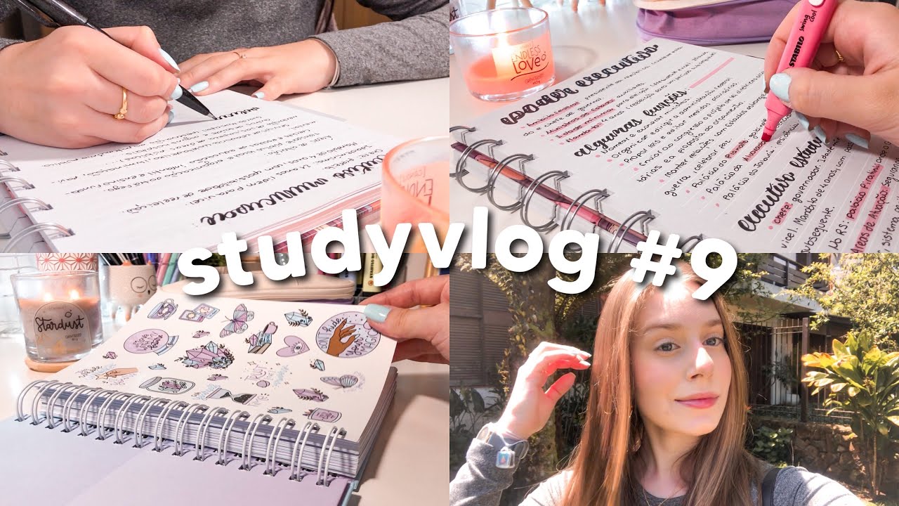 STUDYVLOG #9 | estudando nas férias + desacumulando matérias