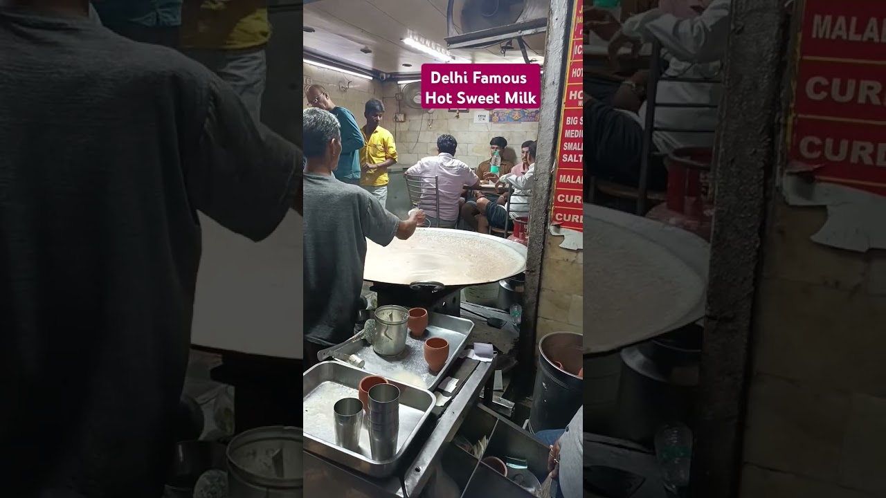 Delhi Famous Hot Sweetened Milk