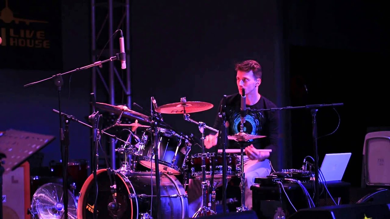 Maciej Dziedzic Imagination Quartet Drums Guangzhou Shenzhen China Sun Live Club HDClip 16.10.2014